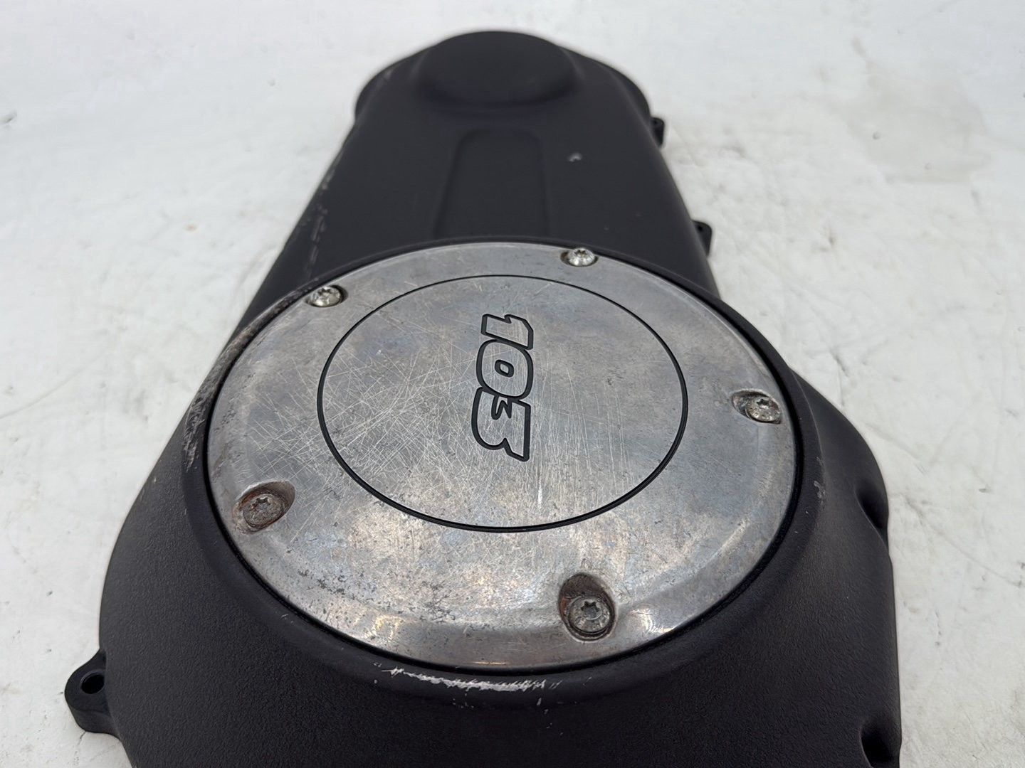 2012 Harley Dyna FXDF Fat Bob OEM Outer Primary Clutch Cover SCRATCHED