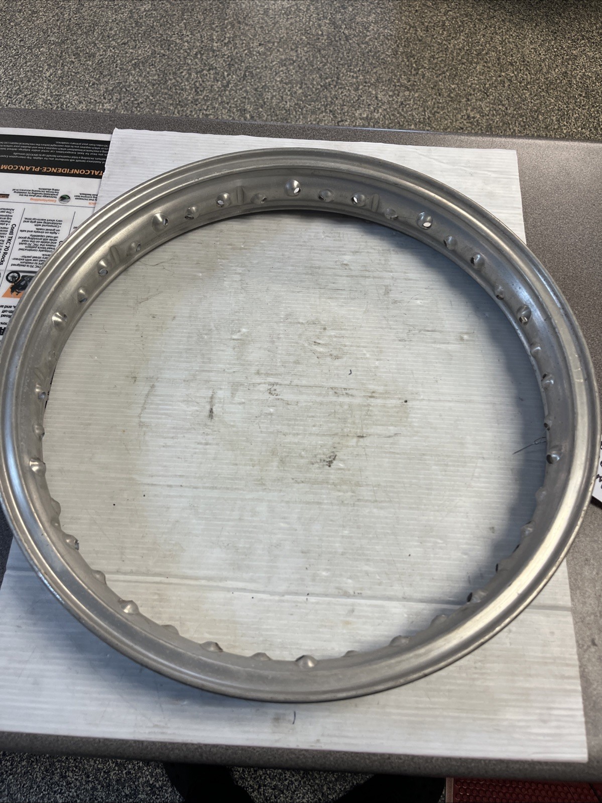 WEINMANN 40 SPOKE HOLE WM3 ALLUMINUM STEEL MOTORCYCLE RIM