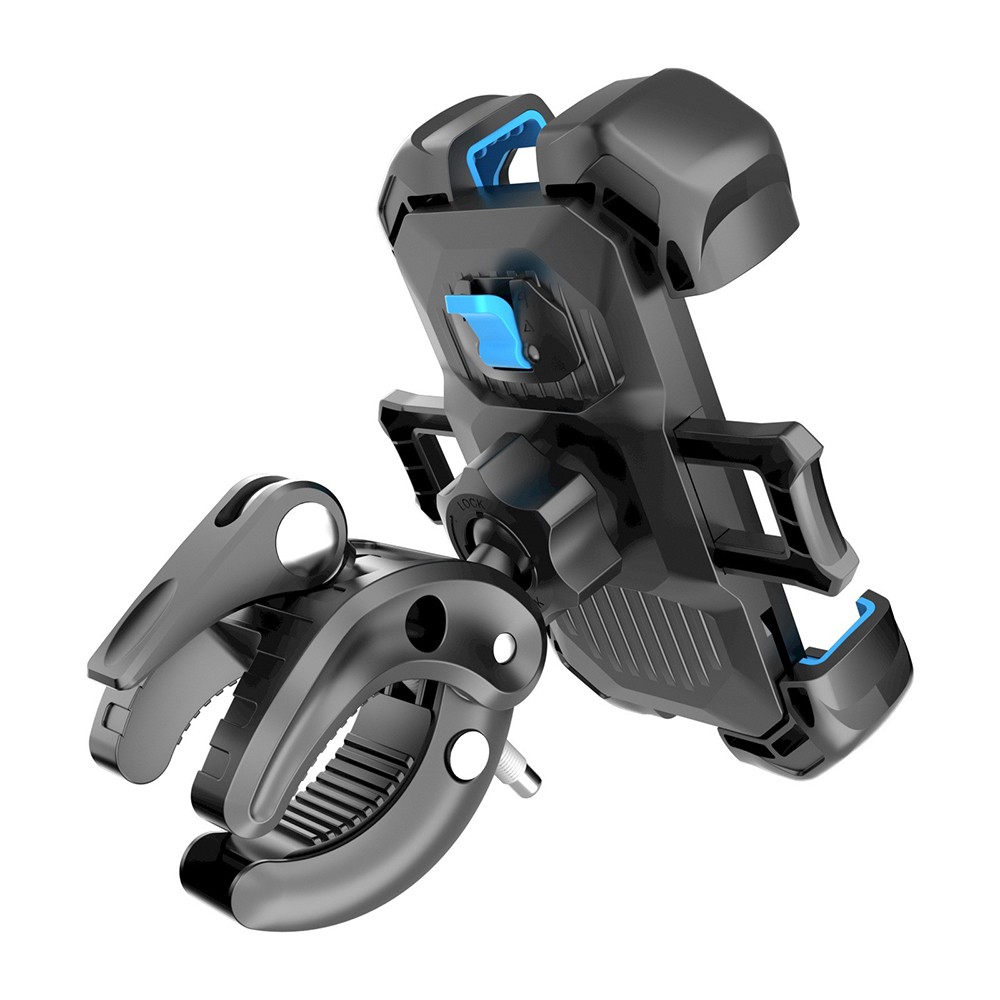 Auto Lock Motorcycle Phone Mount Bike Phone Holder Double Lock Anti-Vibration