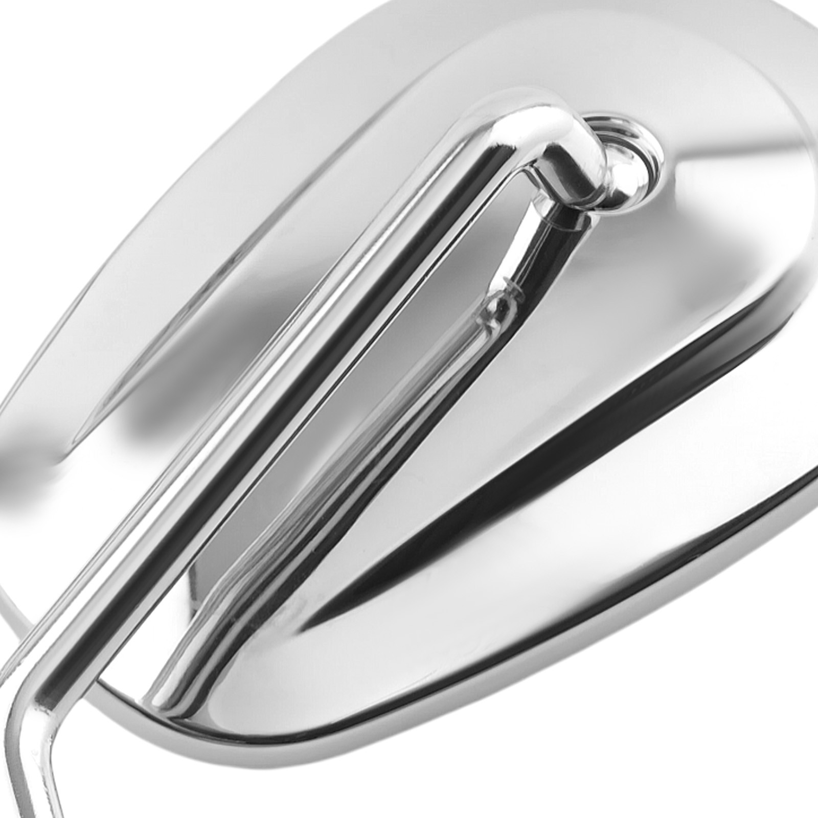 Aluminum Chrome Mirrors for Harley Davidson Universal 8mm Thread 1982-2016