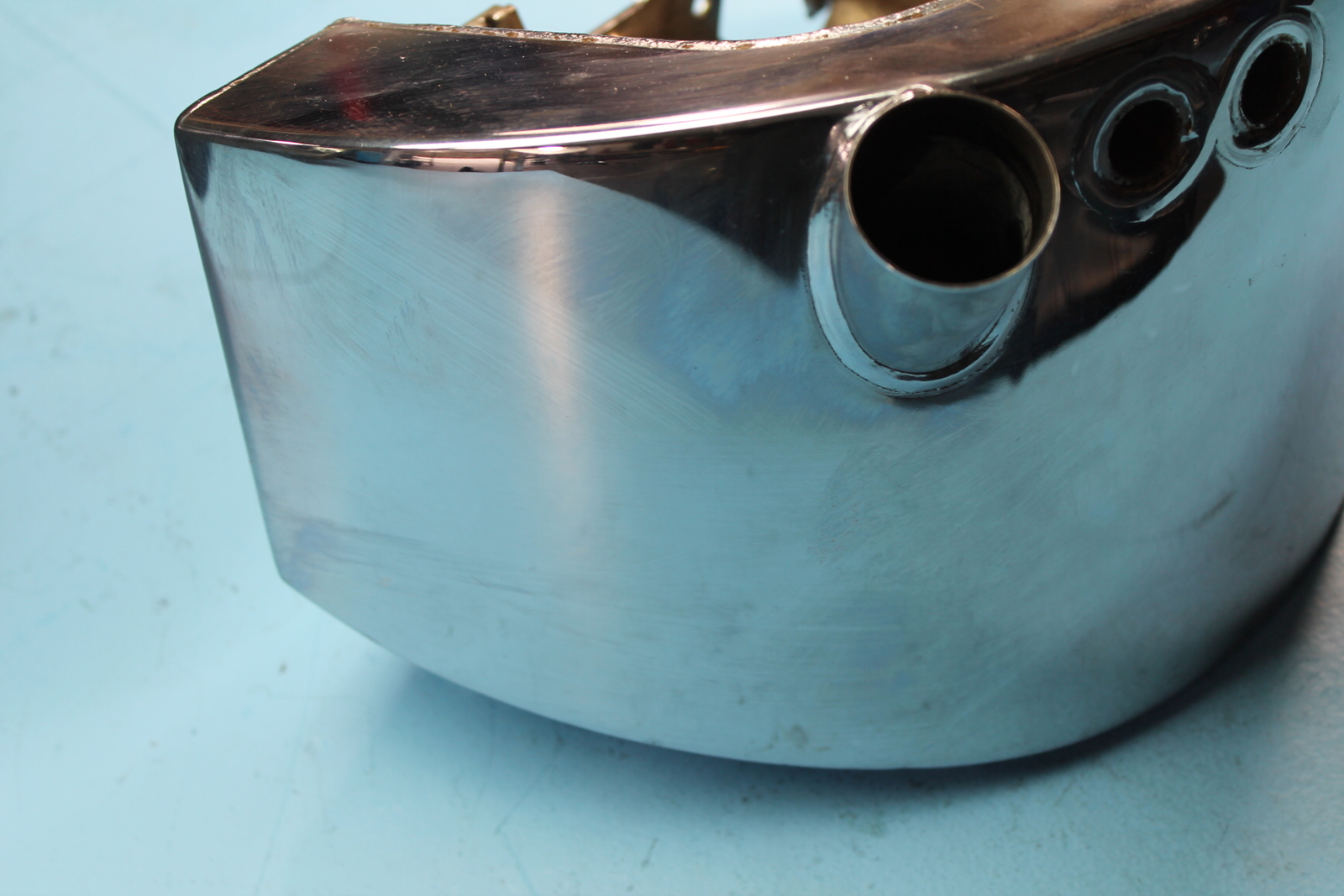 1414 03 HARLEY-DAVIDSON SOFTAIL ENGINE CHROME OIL TANK RESERVOIR