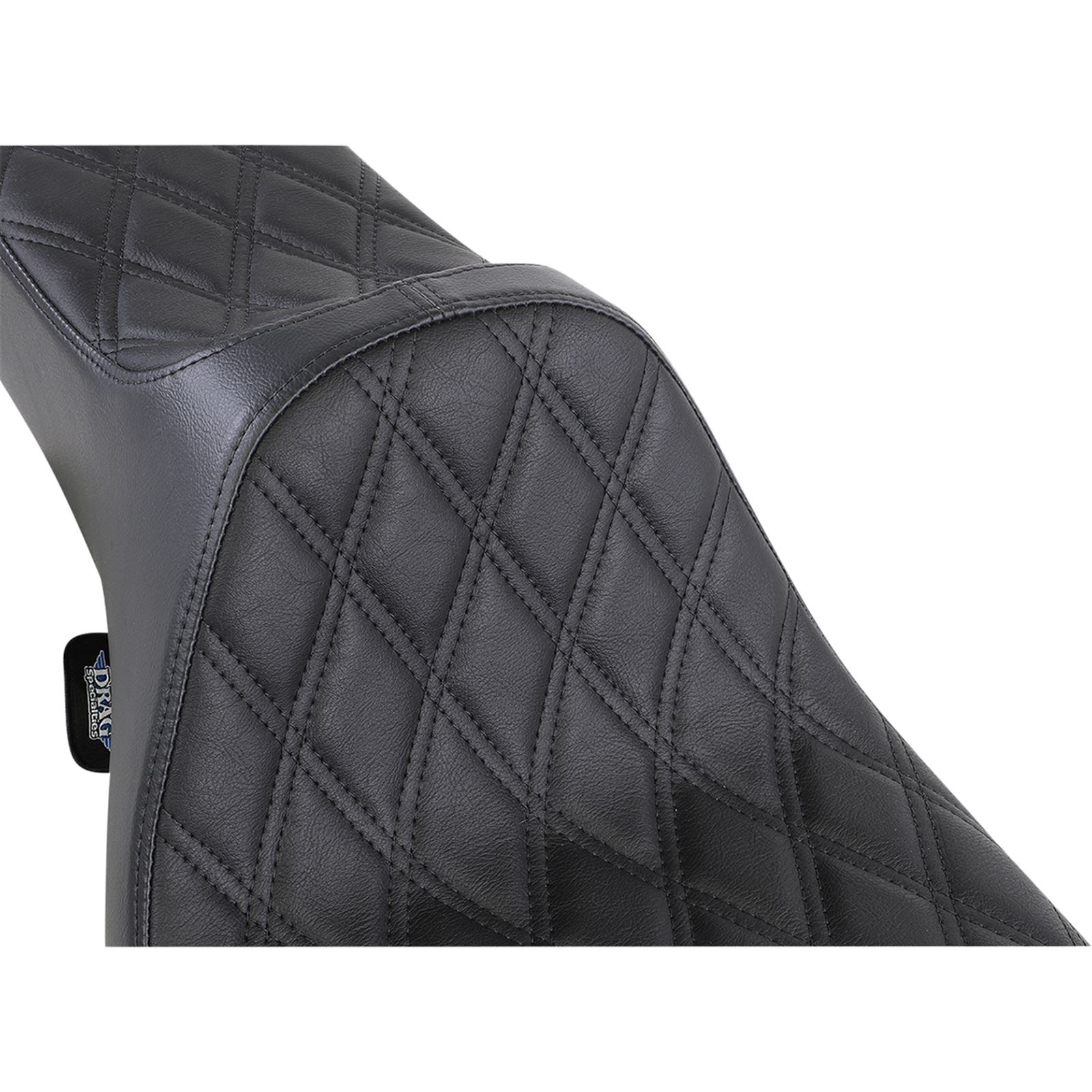 Drag Specialties Extended Reach Predator III Seat – Double Diamond 0801-1369