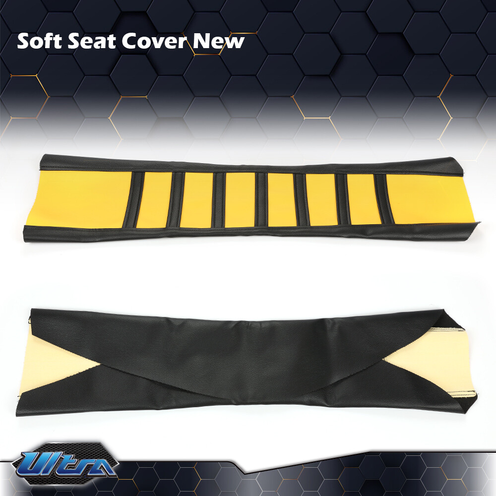Universal Fit Yamaha Suzuki Honda Kawasaki Dirt Bikes Seat Cover Yellow
