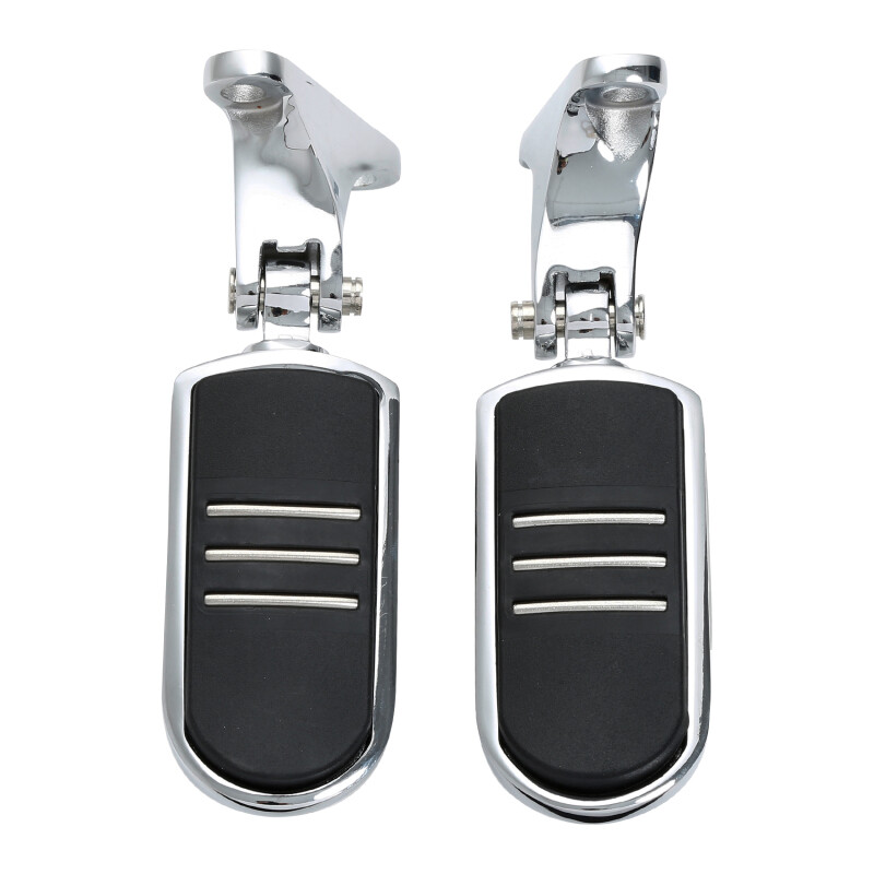 Chrome Passenger Footpeg Peg Mount Fit For Harley Touring Street Glide 1993-2024