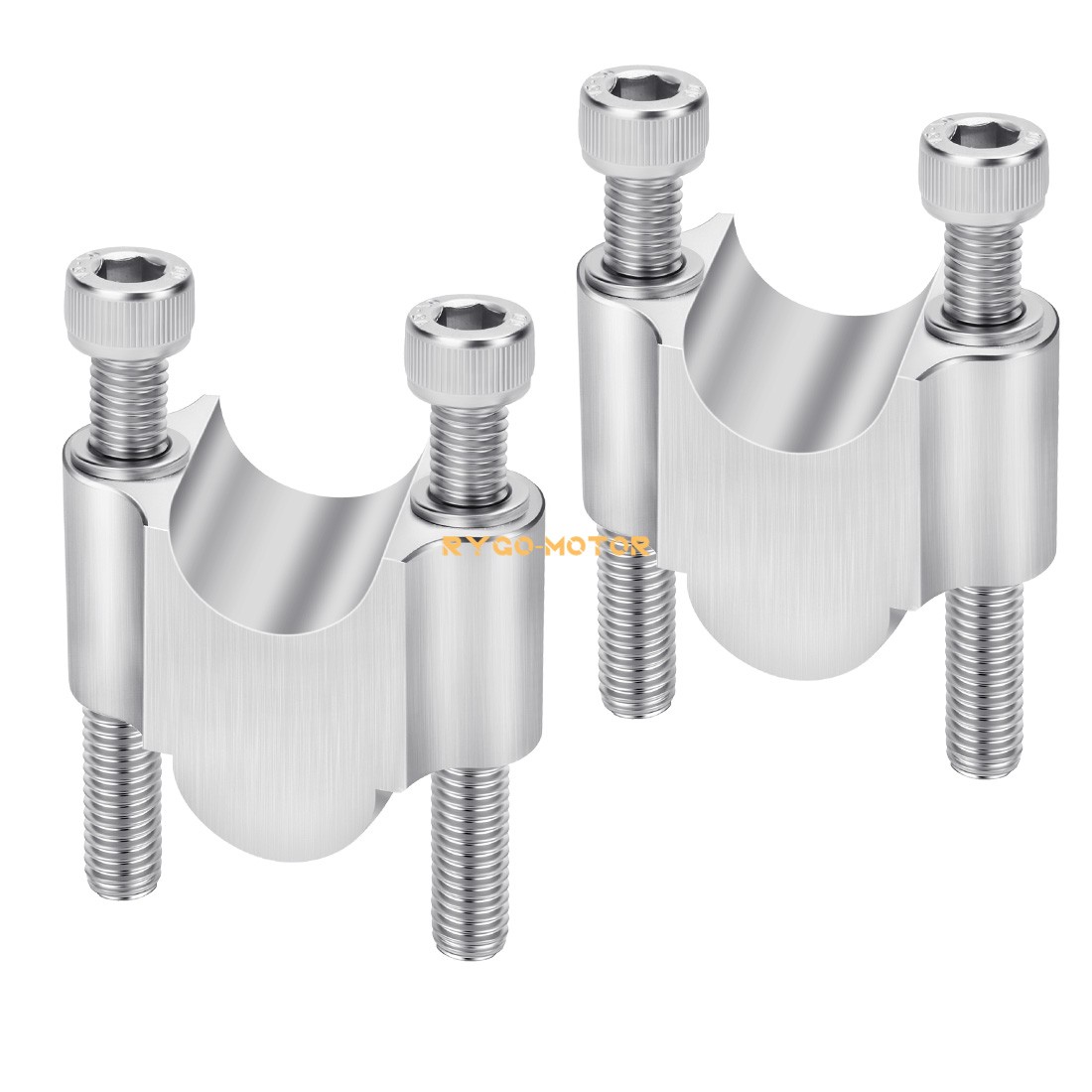 7/8″ Silvery Handlebar Risers 30mm Height for Motorcycle & ATV ATV Dirt Bike