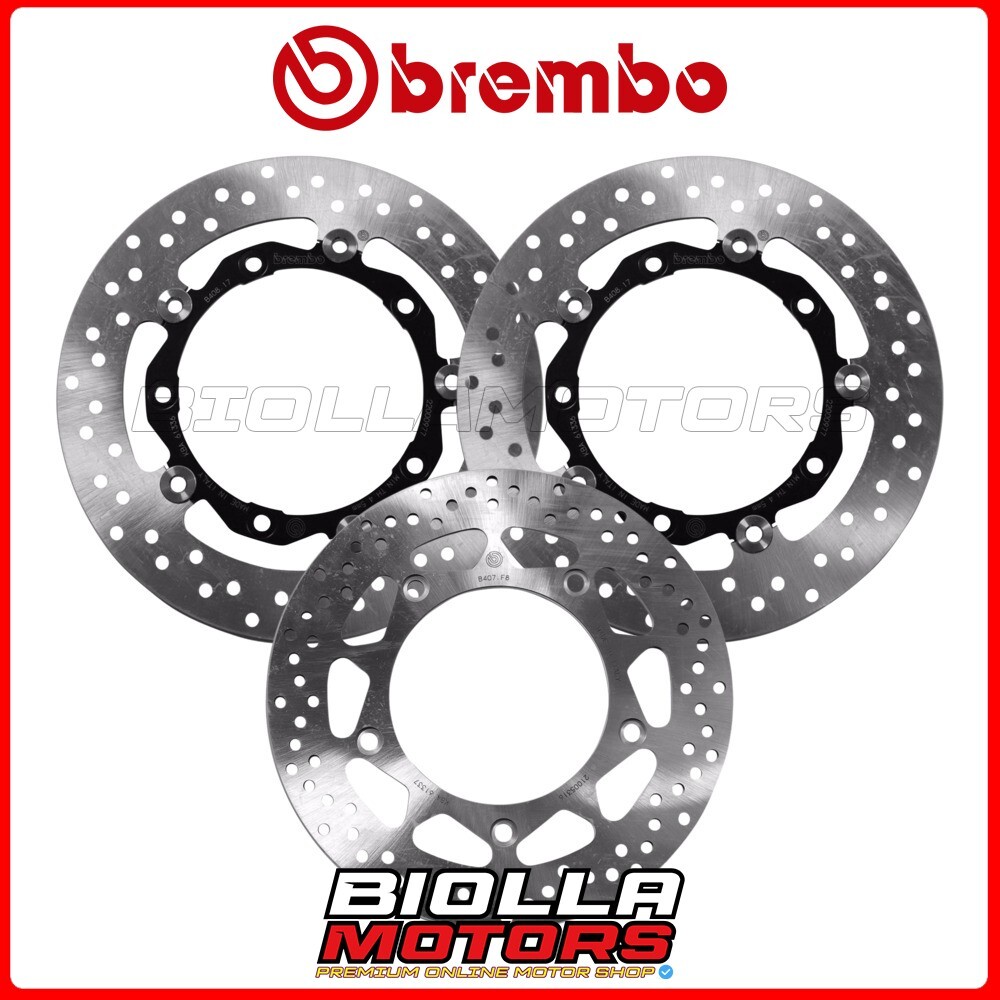 BREMBO BRAKE DISC KIT Yamaha T-MAX ABS DX 530 2018 FRONT + REAR [Flo