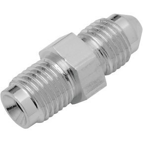 DRAG SPECIALTIES DS098396 Chrome Steel Brake Line Fitting- 3/8″ Inverted Flare