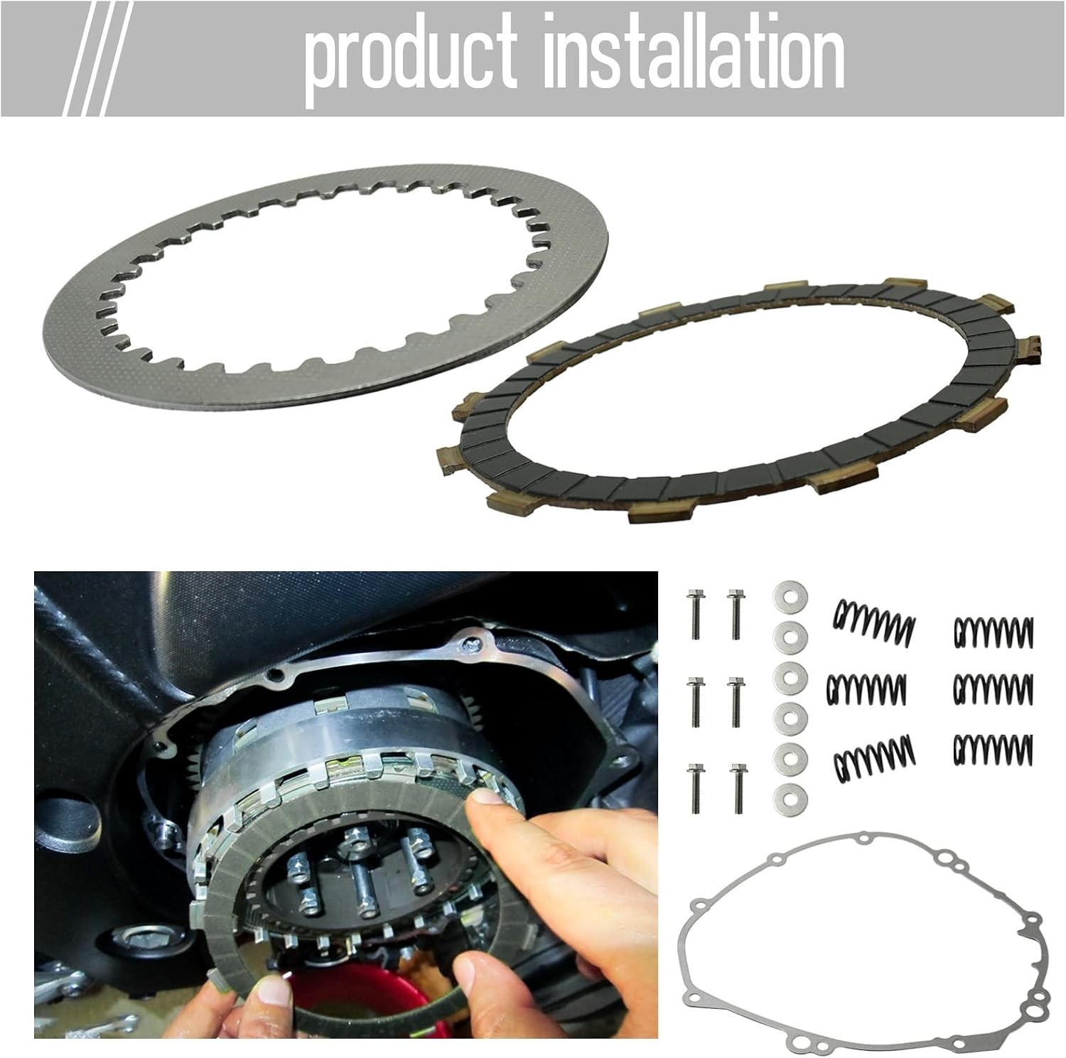 Yamaha YZF R1 Heavy Duty Clutch Kit | Durable Steel Plates & Full Gasket Package
