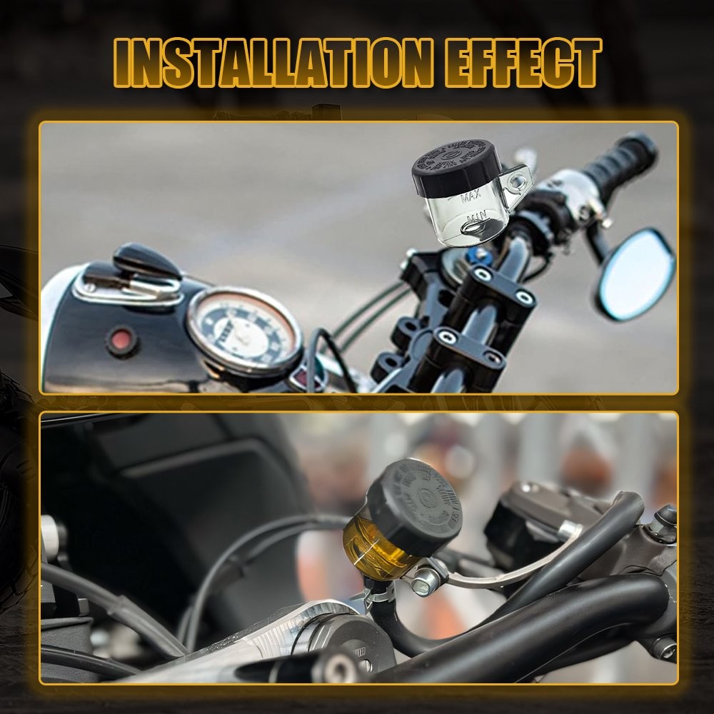 For Yamaha YZF R1 R3 YZF R6 R25 Rear Brake Fluid Reservoir Clutch Tank Oil Cup A