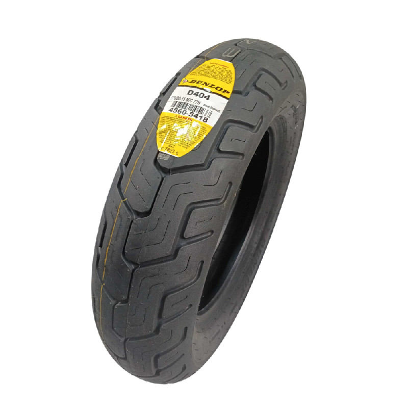 DUNLOP D404 170/80-15 Cruiser Rear Tire Tubeless Bias 45605418