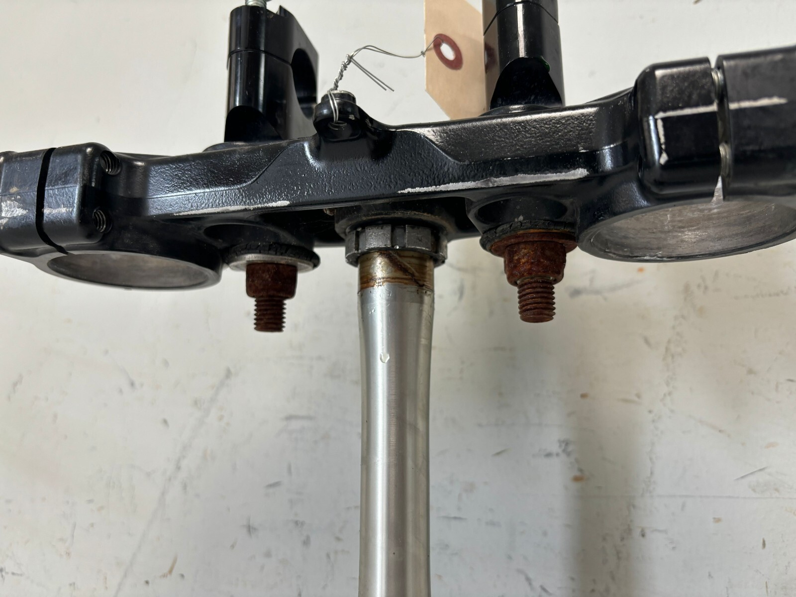 2013 Kawasaki KX450F OEM Front Forks Upper Lower Triple Tree Clamp 44037-0134-21