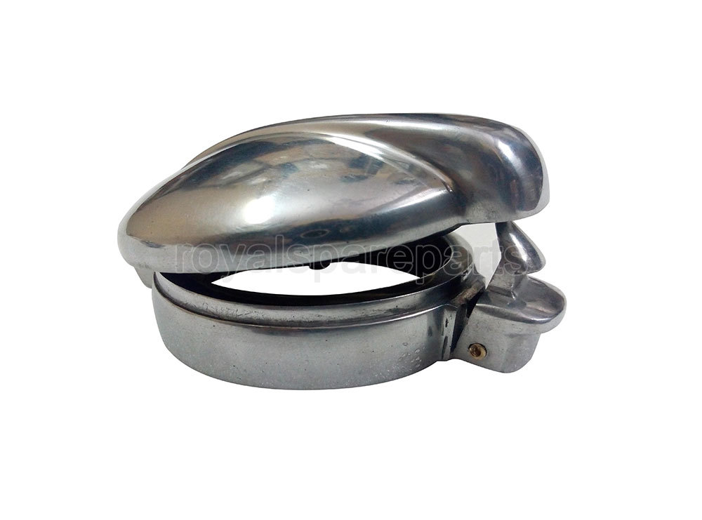 3″ Alloy Monza Petrol Tank Fuel Flip Cap Cafe Racer AJS BSA with Steel Neck