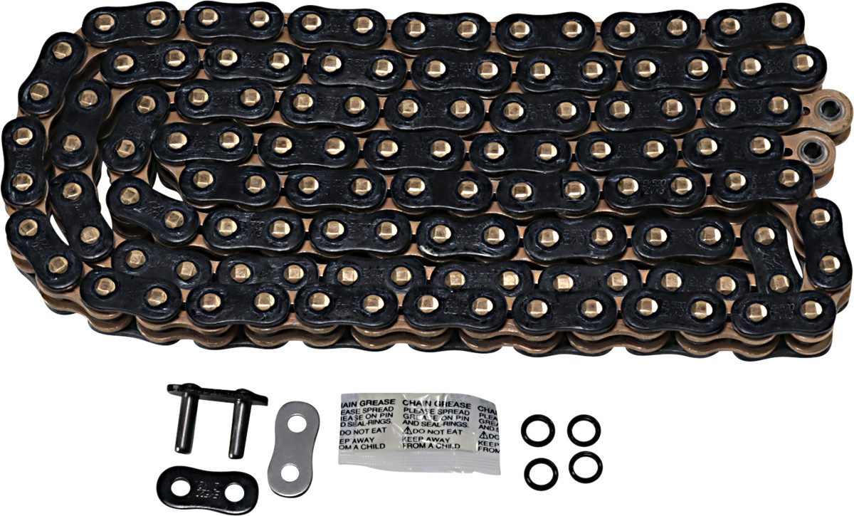 EK 520 ZVX3 – Sportbike Chain – For 120 Links – Black/Gold 520ZVX3-120KG