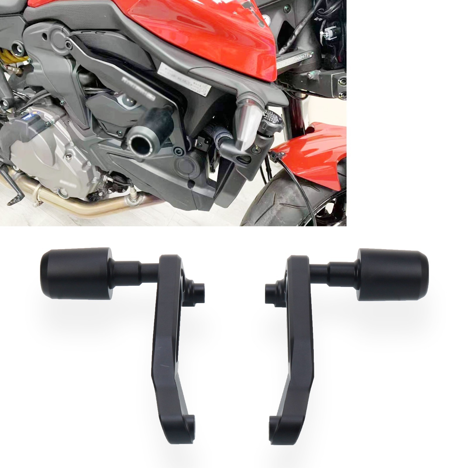Frame Slider Engine Fairing Guard Protector For Ducati Monster 937 SP 2021-2023