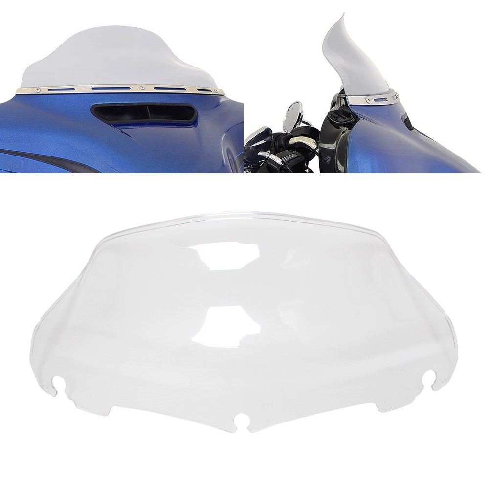 9″ Wave Windshield for Harley Touring Electra Glide Street Ultra Limited 2014-23