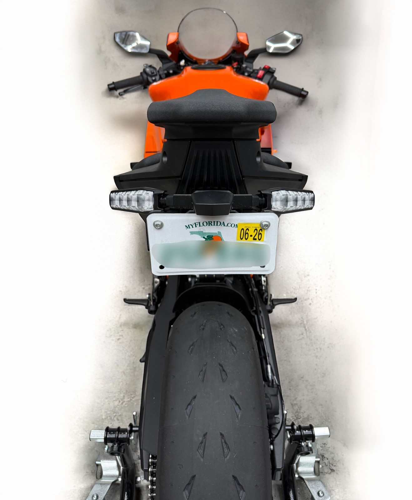 KTM 990 RC R Tail Tidy 2026+ High Visibility Fender Eliminator OEM Hardware