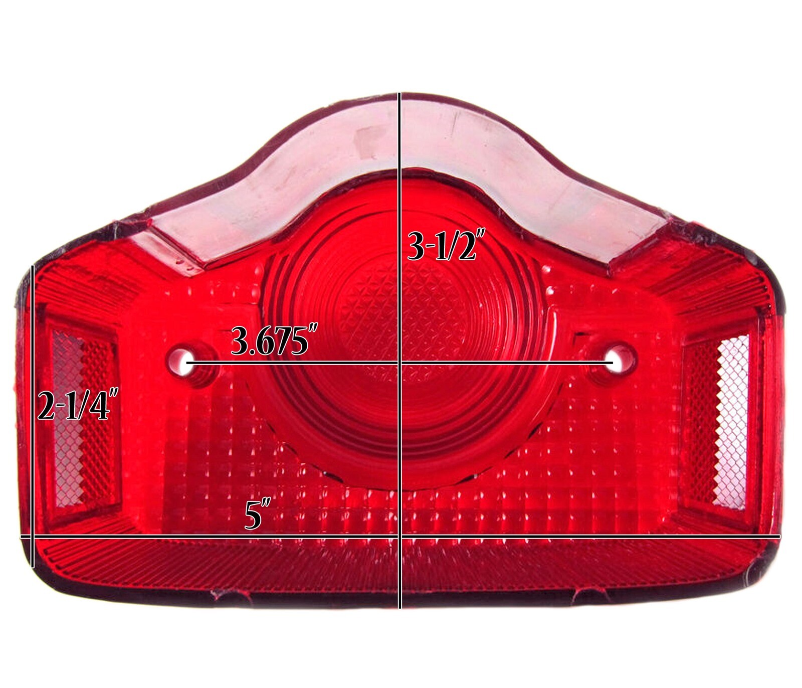 NEW Vintage Aftermarket Tail Light Lens 33702-077-671 Honda 350cc 450cc 750cc