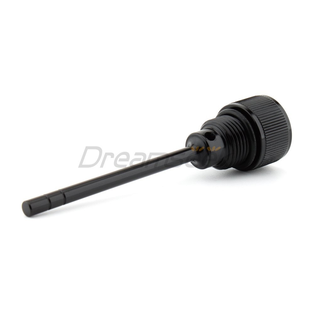 Black Dipstick Transmission Oil Fill Plug for Harley Softail Electra Glide 07-19
