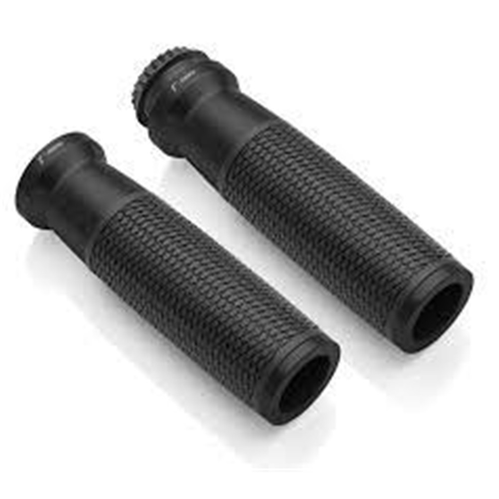 Rizoma Urlo Black Aluminium Handlebar Grips 22mm Clip On