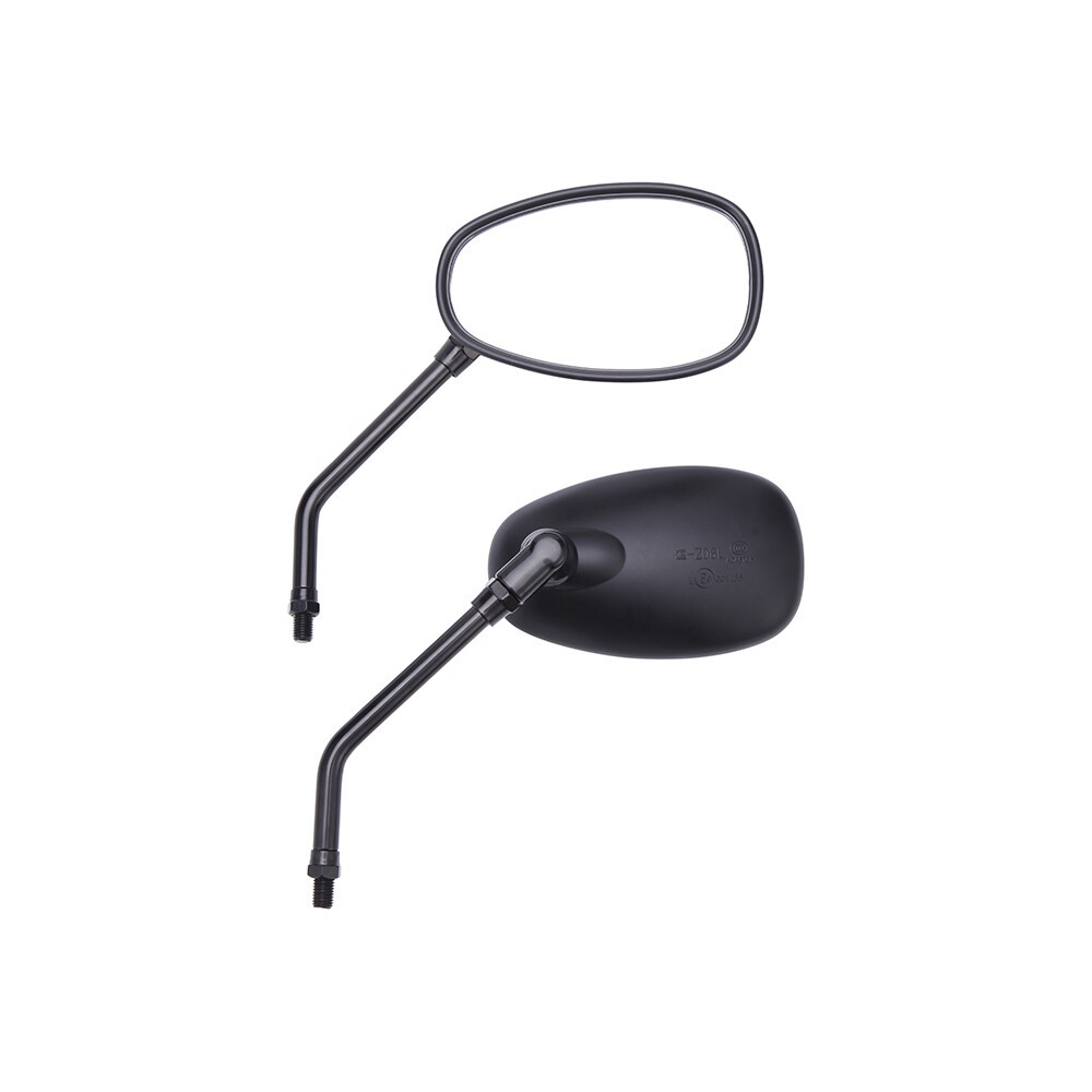 Black Motorcycle Rearview Mirrors For Yamaha V Star 250 650 950 1100 1300 XVS US