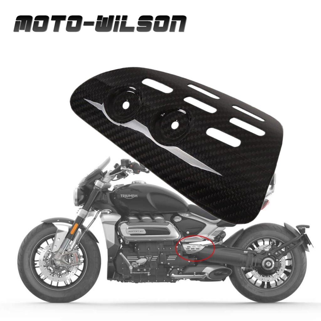 2020 2021 For Triumph Rocket III Carbon Fiber Swingarm Cover Protector Guard