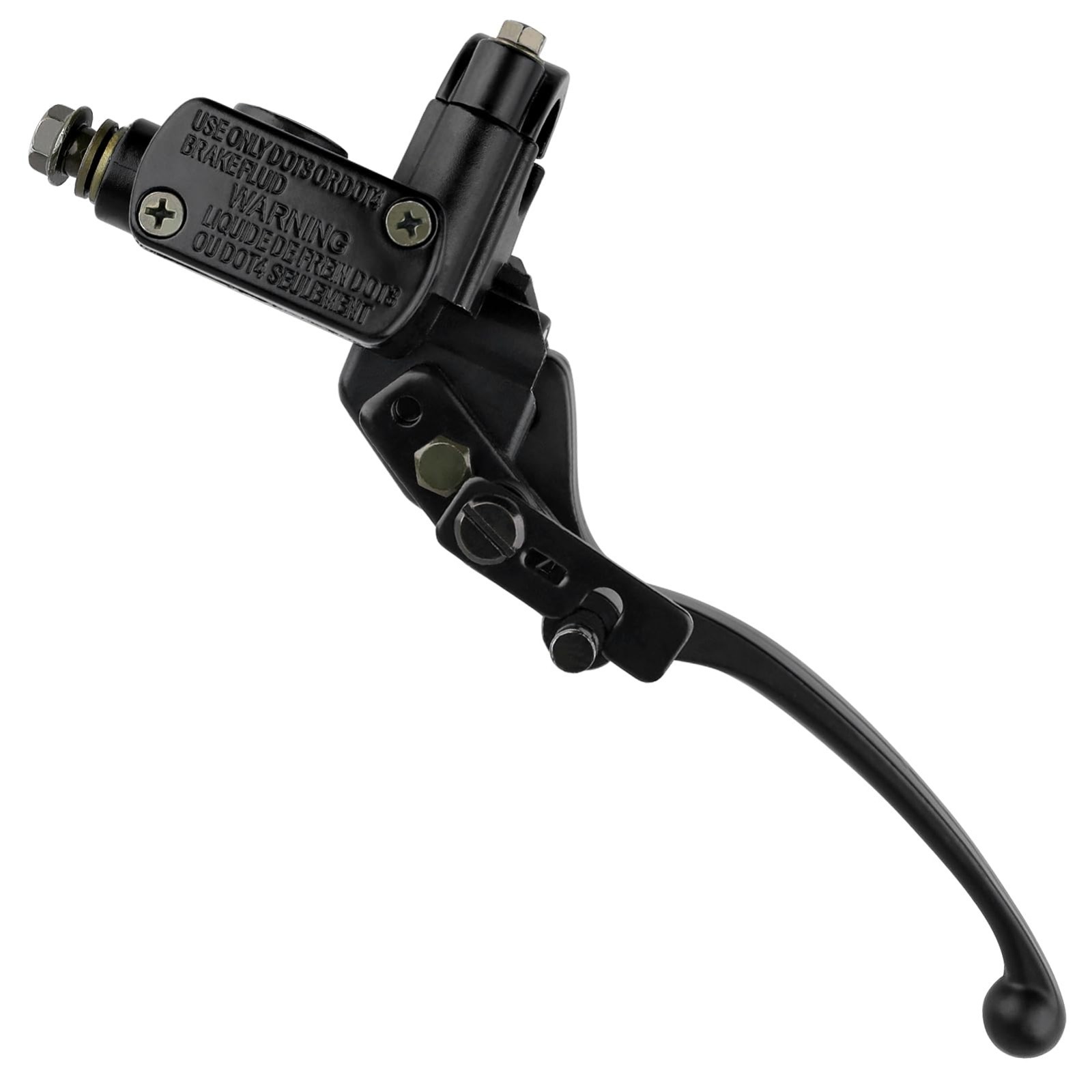 Left Handlebar Hydraulic Brake Master Cylinder Lever Pump for 50cc-250cc ATV, Di