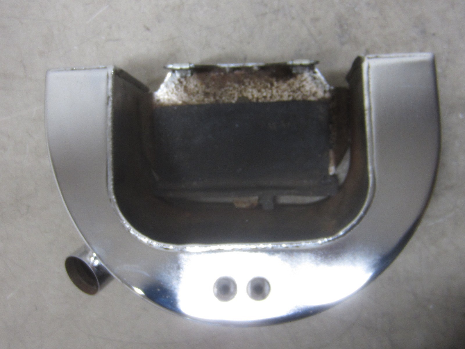 Harley ’02 FXSTD chrome oil tank, 62498-00, no leaks, good shape, used #4880