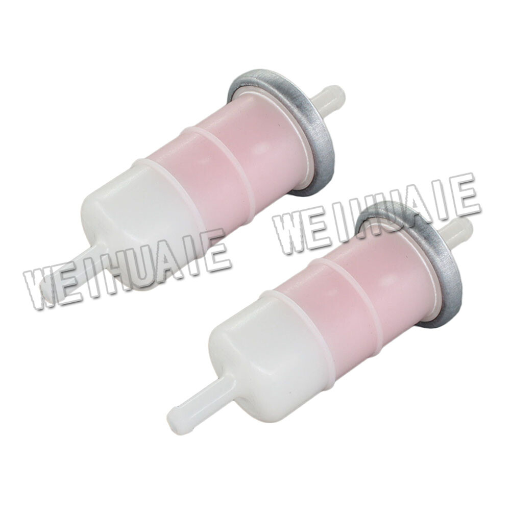 2x Inline 1/4″ Fuel Filter for Honda GL1100 GL1200A VF500C VF700C VF700F VF750C