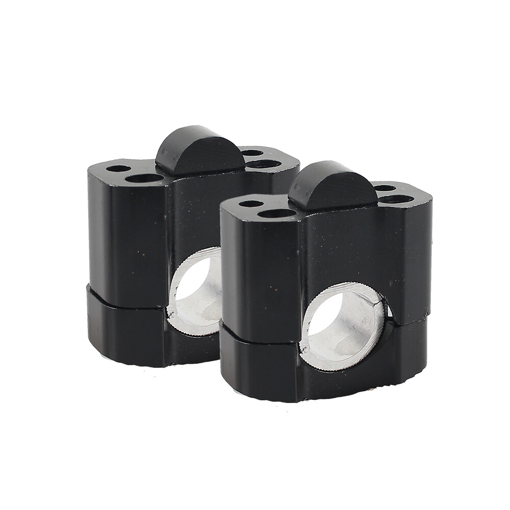 HandleBar Fat Bar Mount Clamps Risers Adaptor 7/8″ to 1 1/8″ Dirt Pit Bike