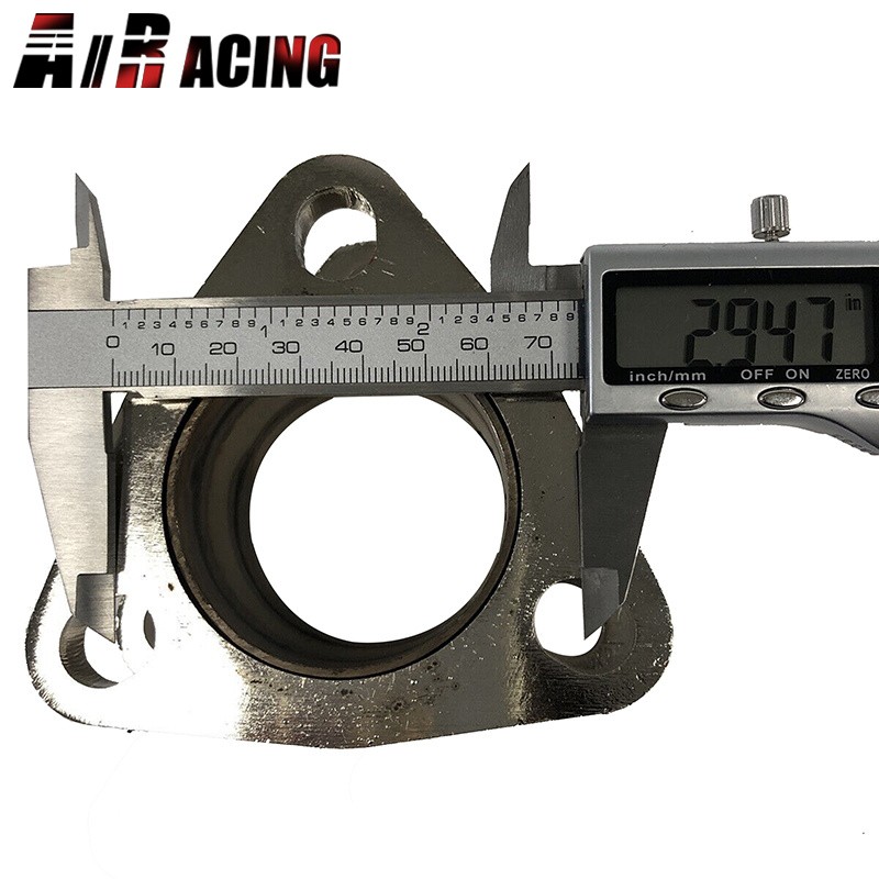 2.25″ 3 Bolt Mild Steel Flange Exhaust Muffler Pipe Extension Flange Adapter
