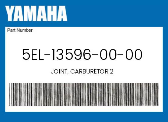 Yamaha Genuine Joint, Carburetor 2 – 5El-13596-00-00