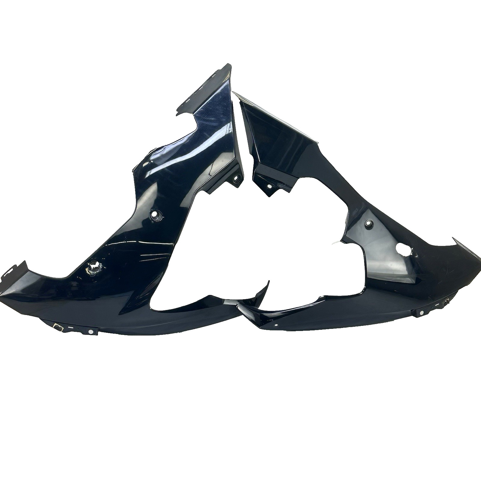 2004 – 2006 YAMAHA YZF R1 SIDE FAIRINGS BODY PLASTICS BLACK PANELS LEFT RIGHT