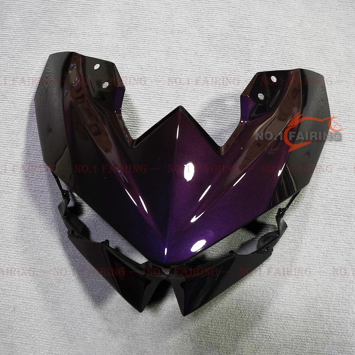 Dark Purple-Gold Chameleon Fairings Kit For Kawasaki Ninja 500 2024-2025 EX500