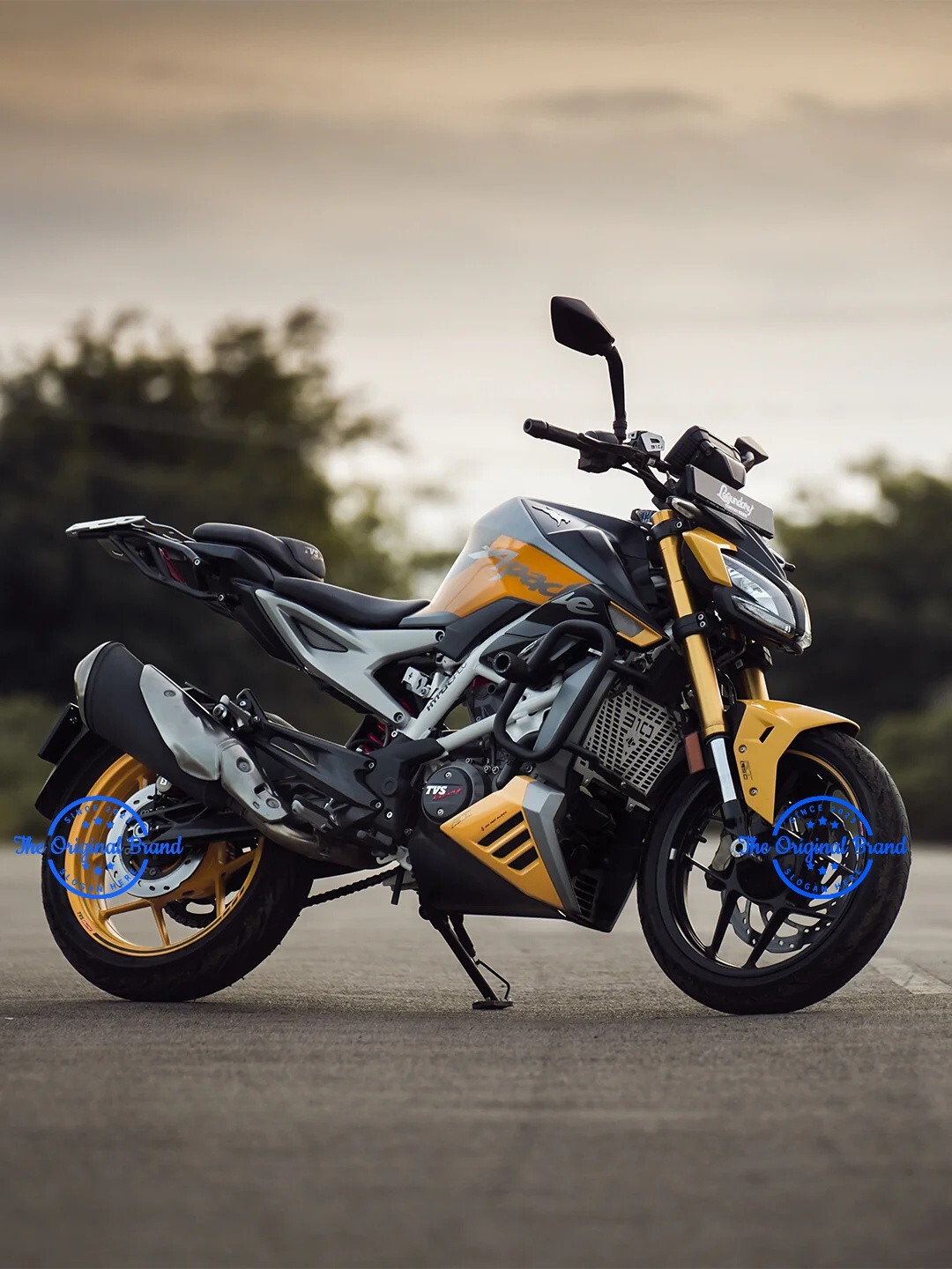 MS Black Gopher Luggage “Carrier Fit For TVS Apache RTR 310”