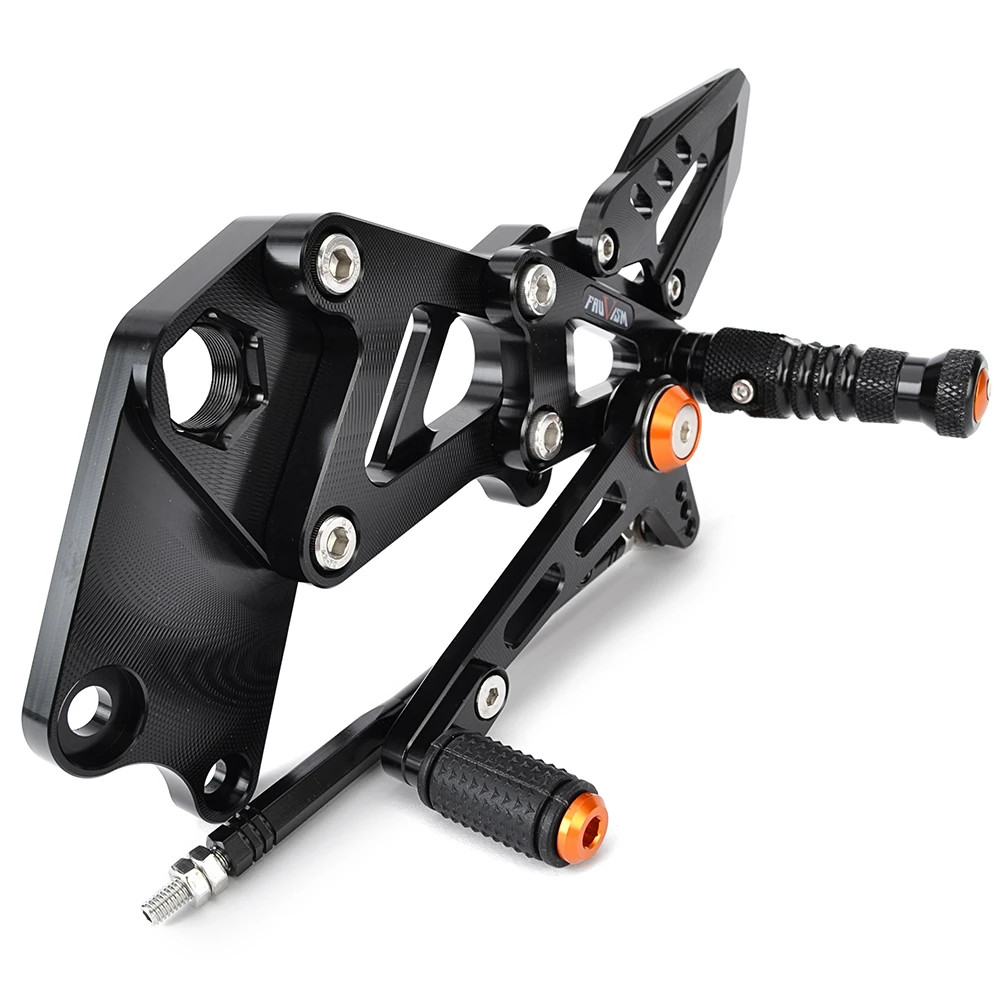 For K-TM RC390 200 125 2022-2024 Adjustable Rearset Footrests Foot Pegs Pedal