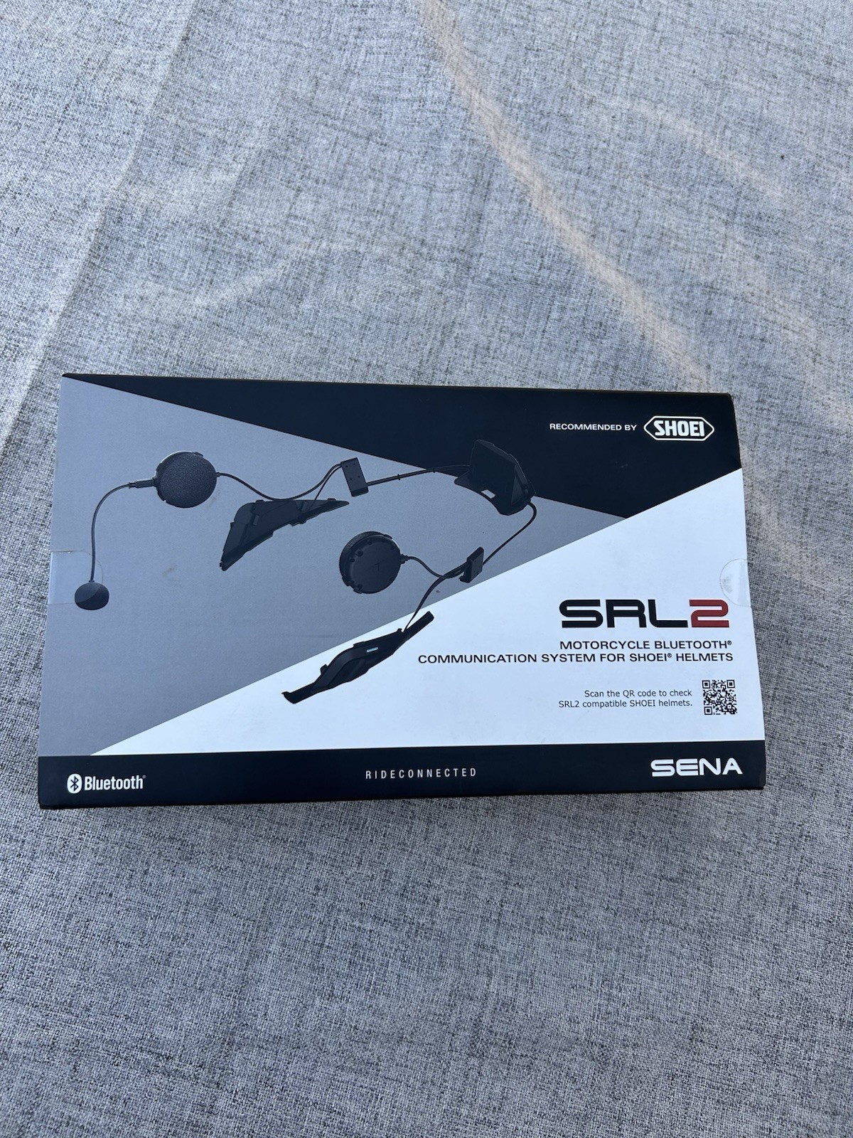 NEW UnOpened SENA SRL2 Motorcycle Bluetooth Communication SystemFor Shoei Helmet