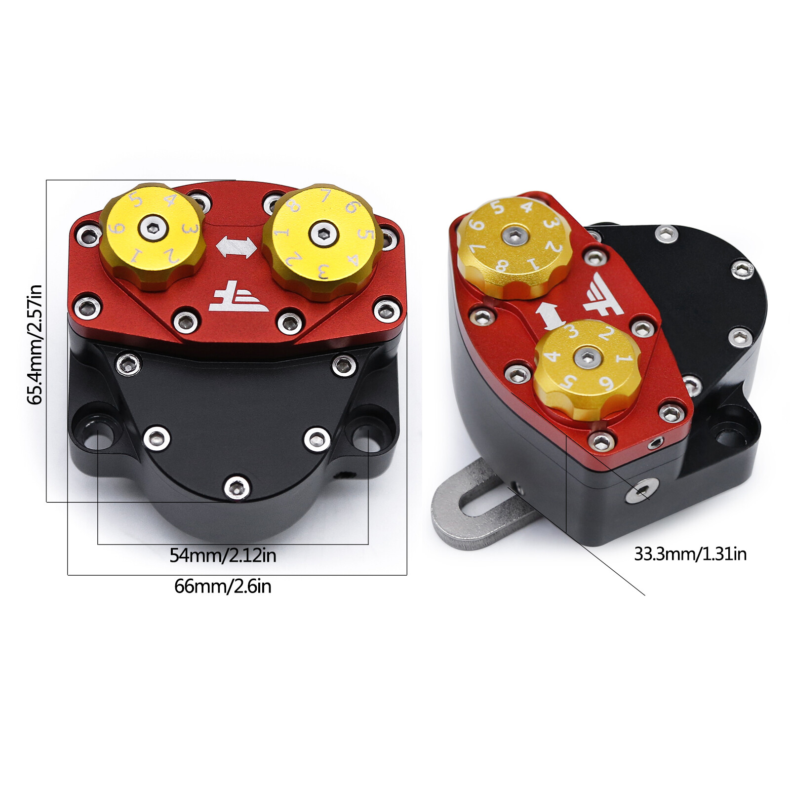 CNC Stabilizer Steering Damper Shock Absorber Knob Adjustable Motorcycle FXCNC