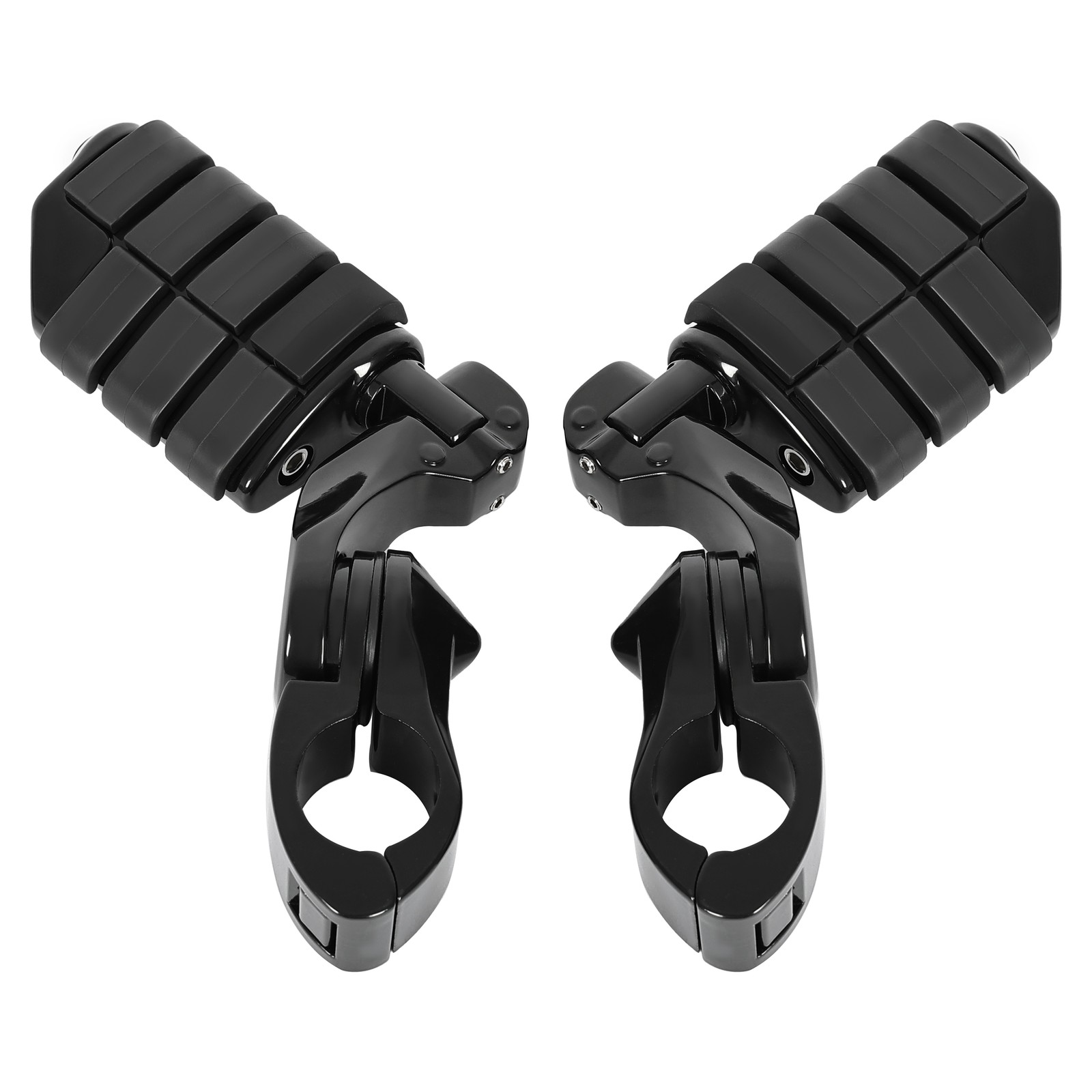 1-1/4″ Adjustable Foot Highway Pegs For Harley Touring Road King Street Glide