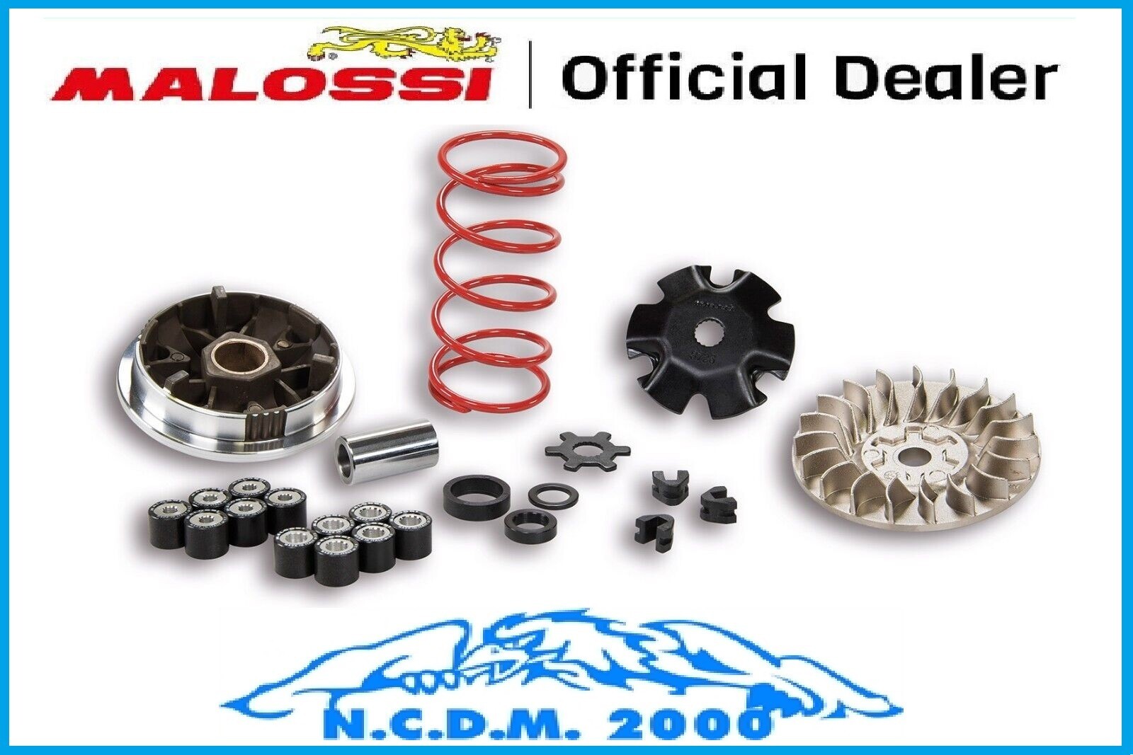 MALOSSI VARIATOR KIT MULTIVAR 2000 MHR 5113161 NEW YAMAHA ZUMA 50 2T