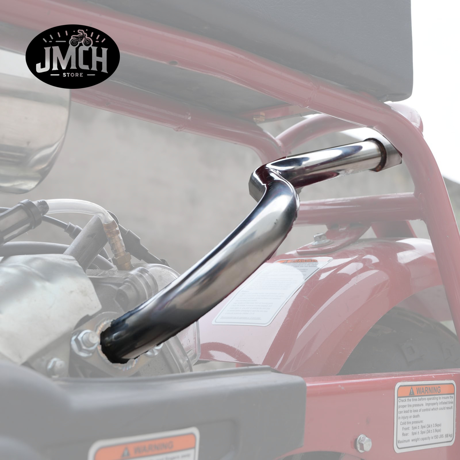 Central Long Pipe Fit Coleman CT100U 98cc FRP GMB100 Mini Bike Exhaust Parts