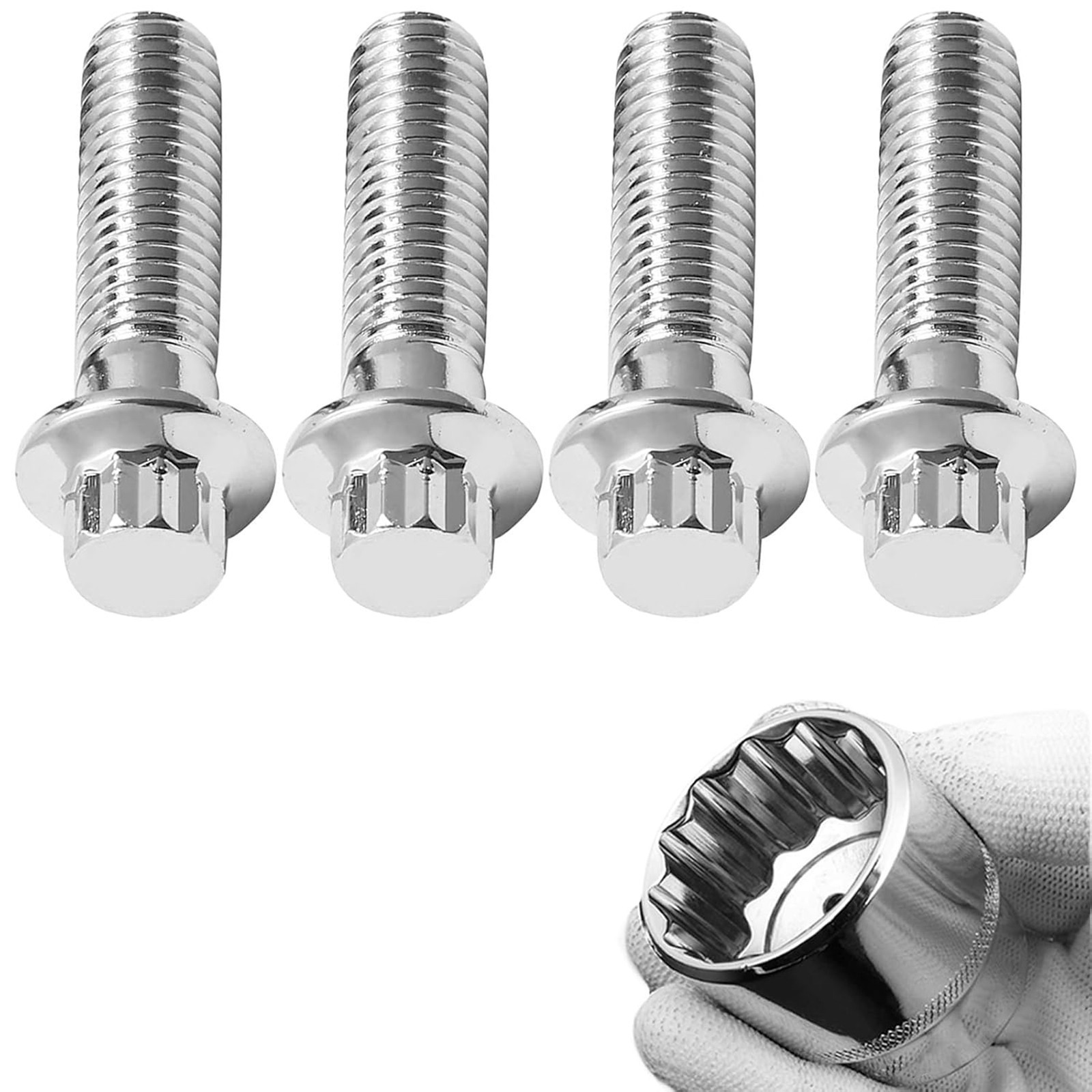 M10x1.5 Front Brake Caliper Bolts Metric Bolt For 2004-2024 Harley Touring Model