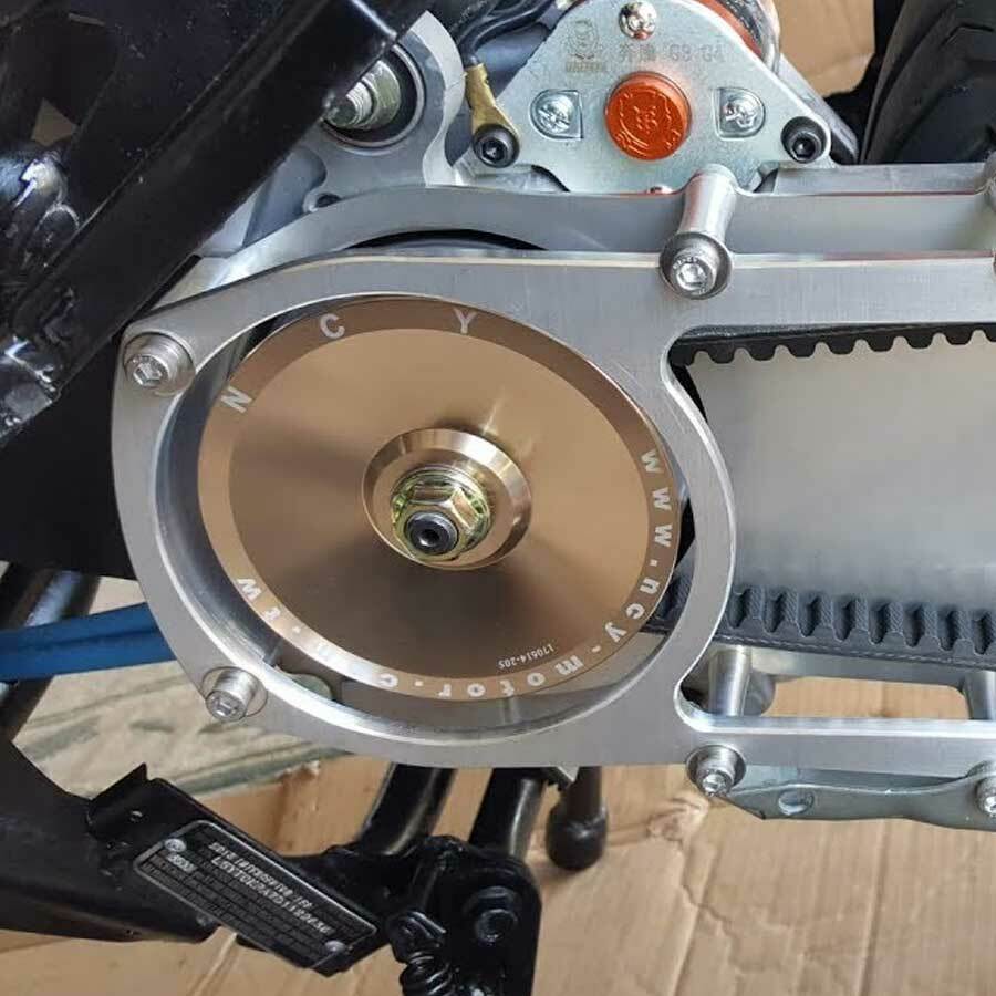 GY6 BLACK BILLET POWDER COATED ALUMINUM CVT COVER AKA ANKLEBITER *OPEN CENTER*