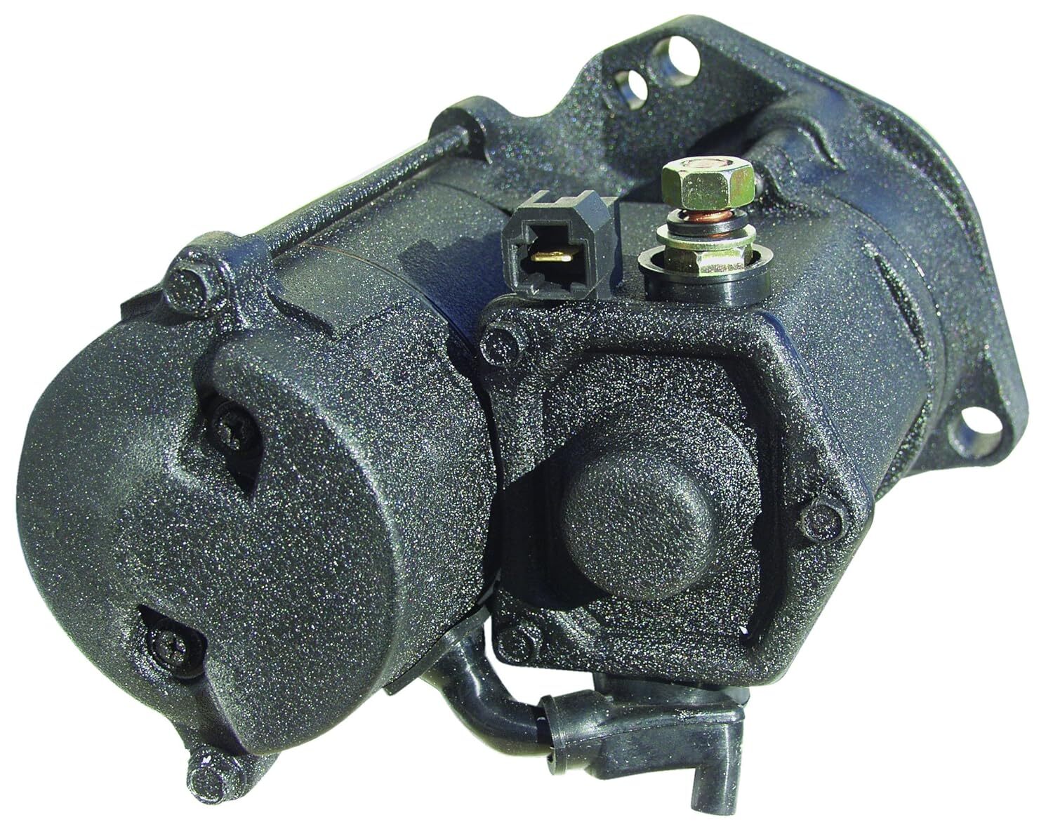 BLACK 1.4KW TOP POST STARTER FOR HARLEY 1989-2006 BIG TWIN EVO