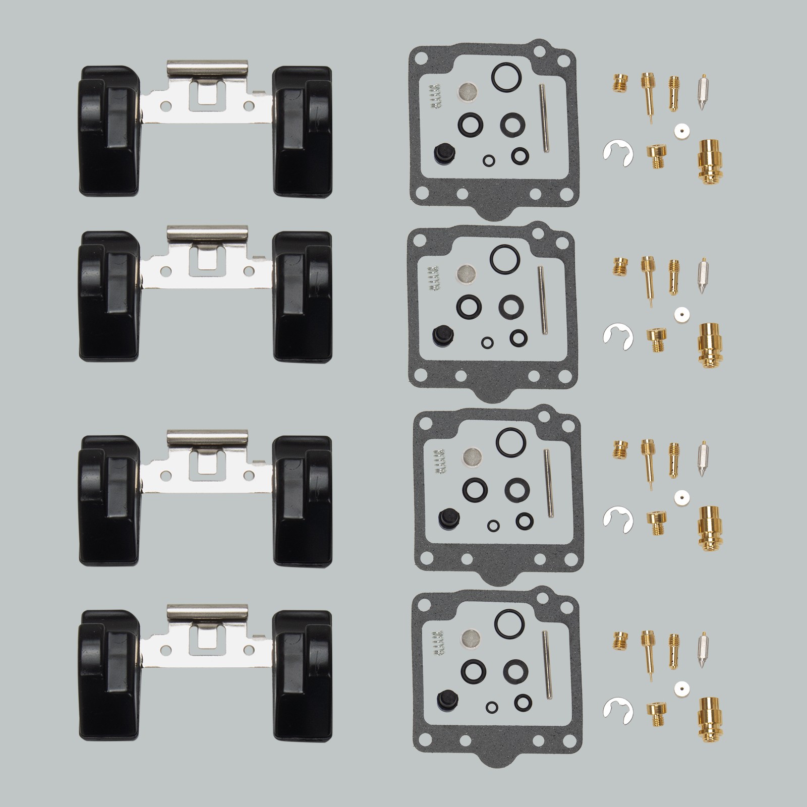 4X FOR Suzuki GS850 GS850G GS850GL 1980-1983 Carburetor Repair Kit Rebuild Float