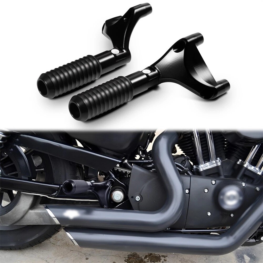 Cash Protection Passenger Footpegs w/ Bracket For Harley 48 XL1200X 2010-2013