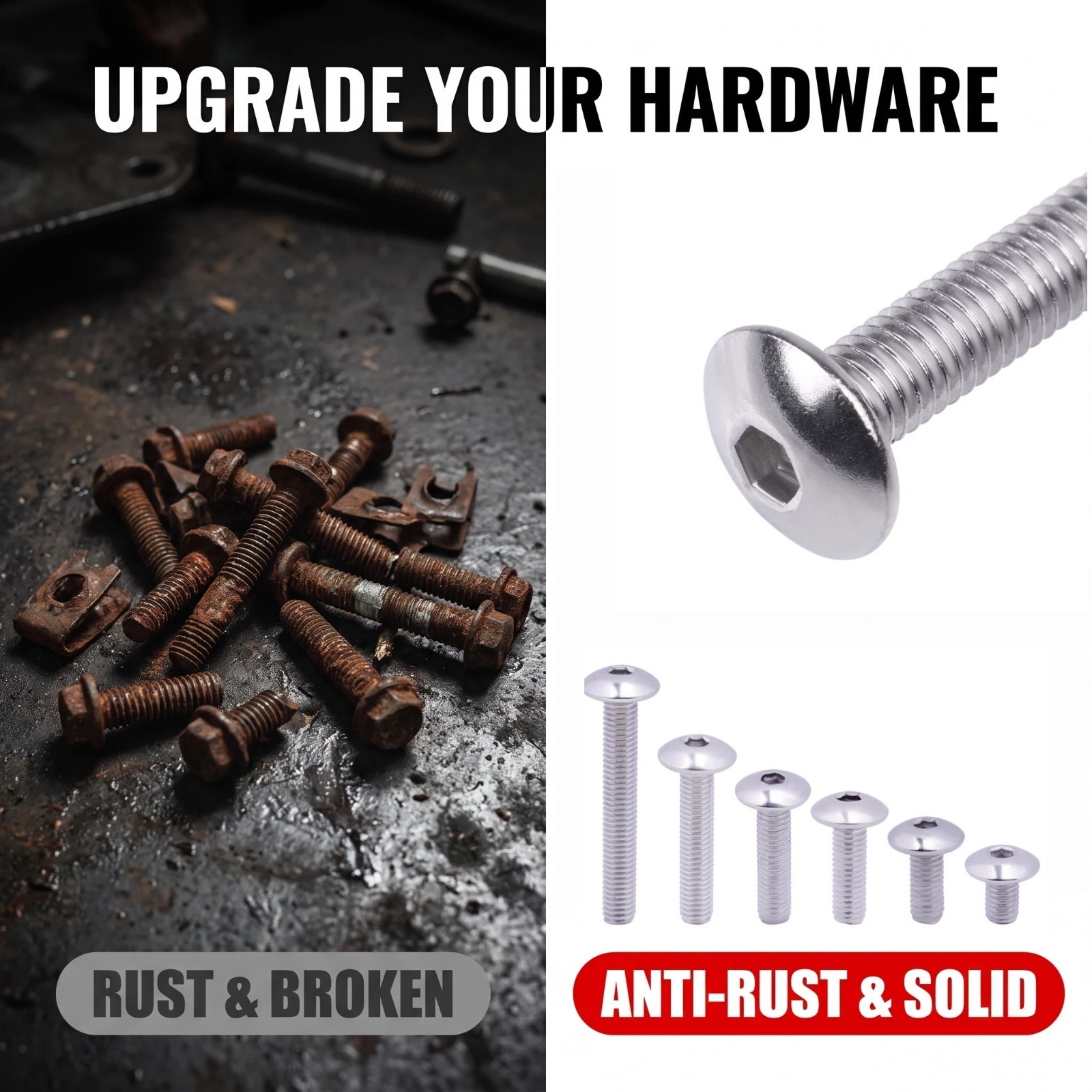 Fairing Bolt Kit Stainless Silver Bodywork Screws for Honda 2004-2005 CBR1000RR