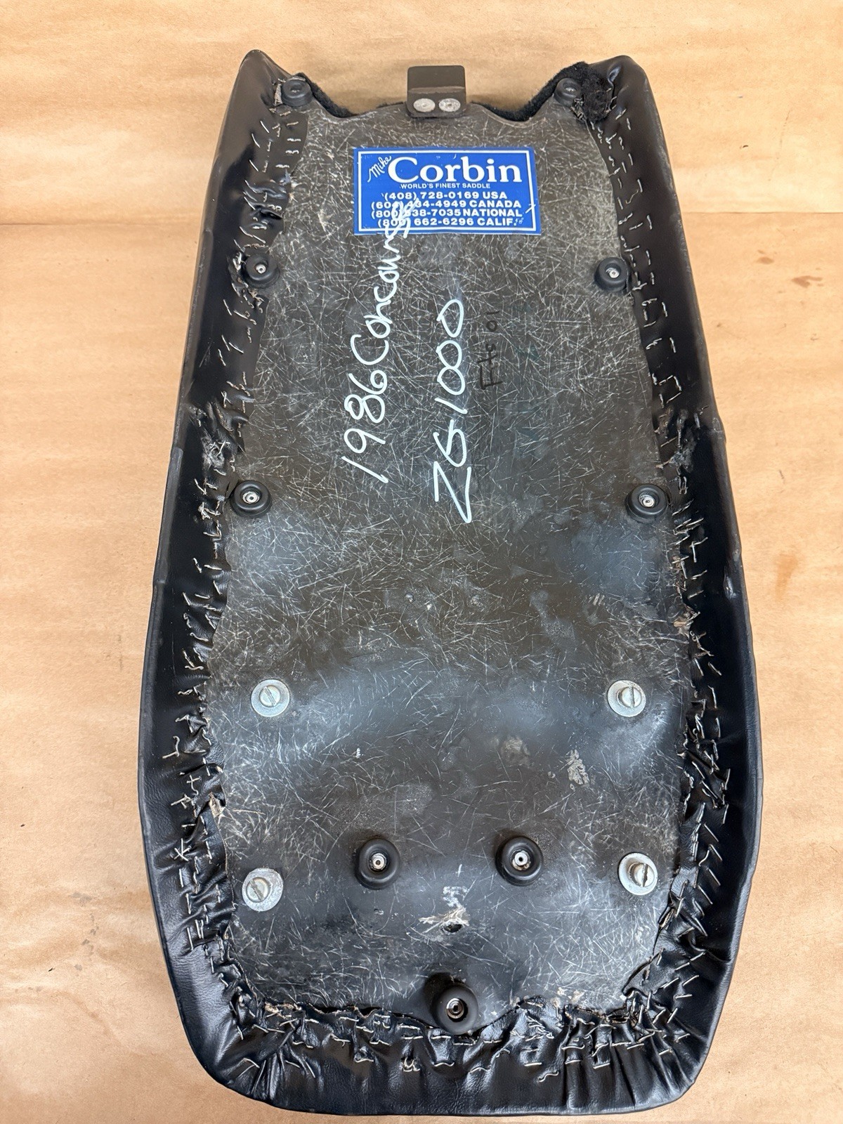 Corbin Dual Seat 1986 Kawasaki Concours ZG1000 ZG 1000 Saddle