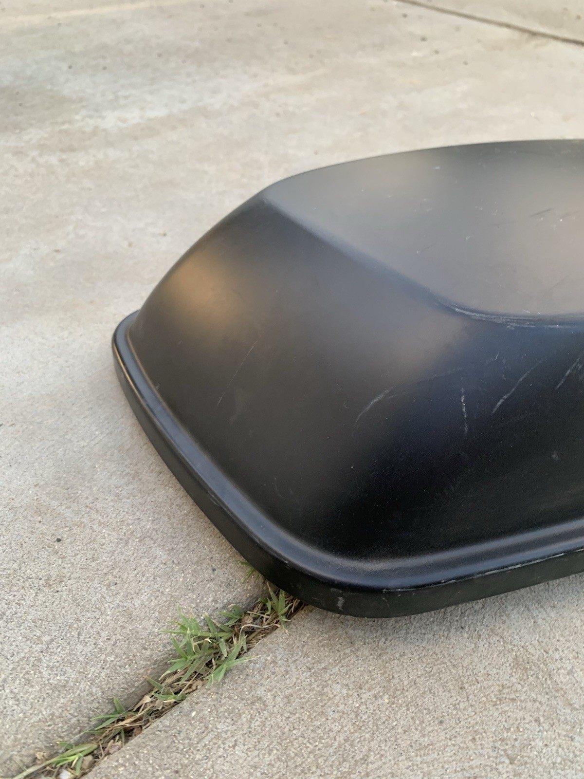 Harley Left Saddlebag Lid Hard Bag Top Cover Matte Black