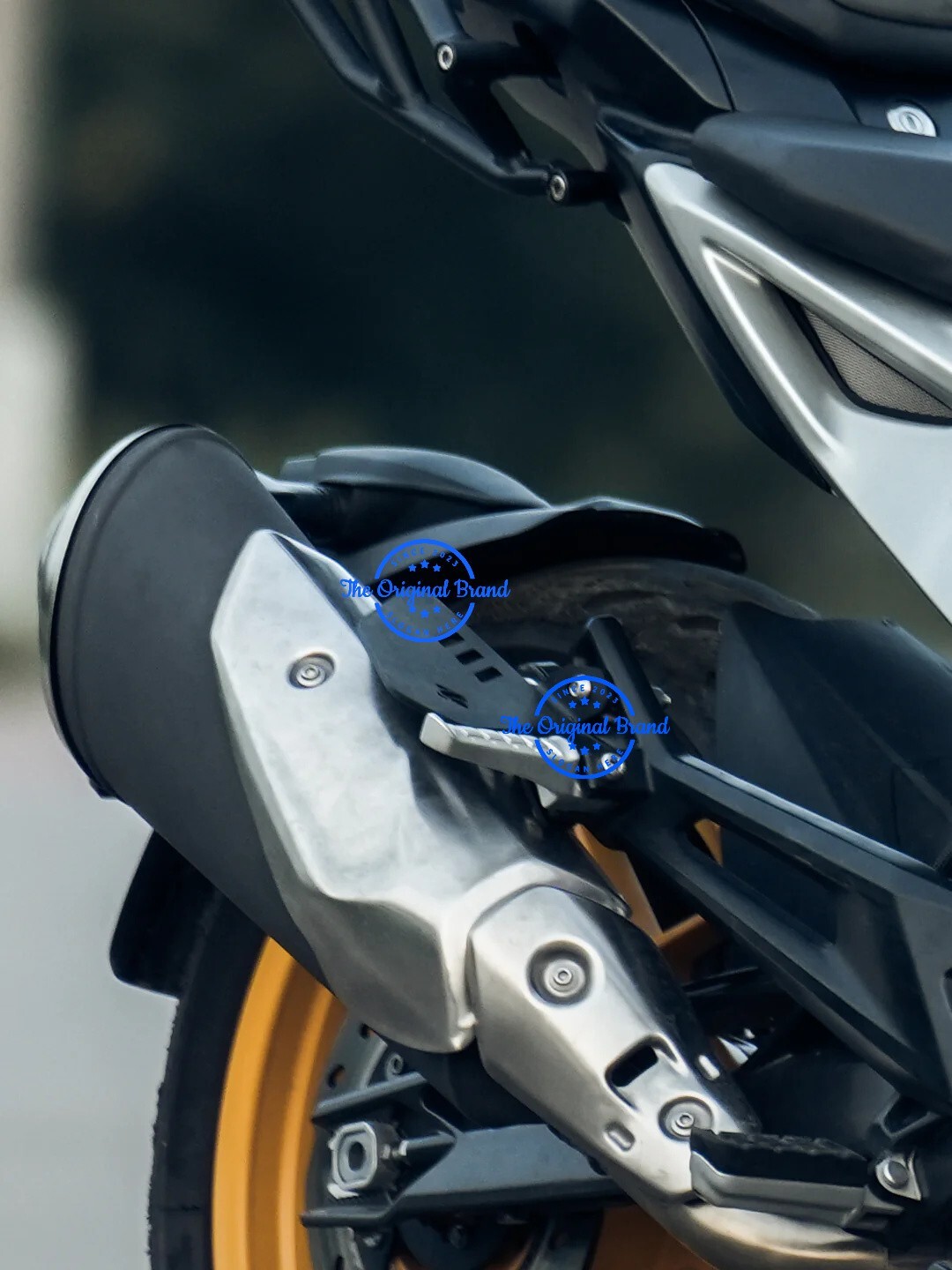 MS Black BOLTER PILLION “FOOTREST Fit For TVS Apache RTR 310”