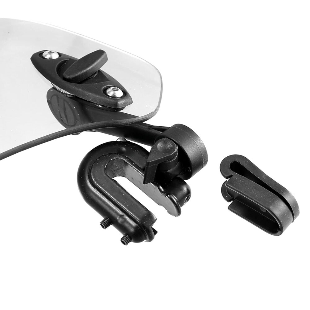Windshield Wind Deflector Extension Universal Fit for Most Motorcycle Scooter